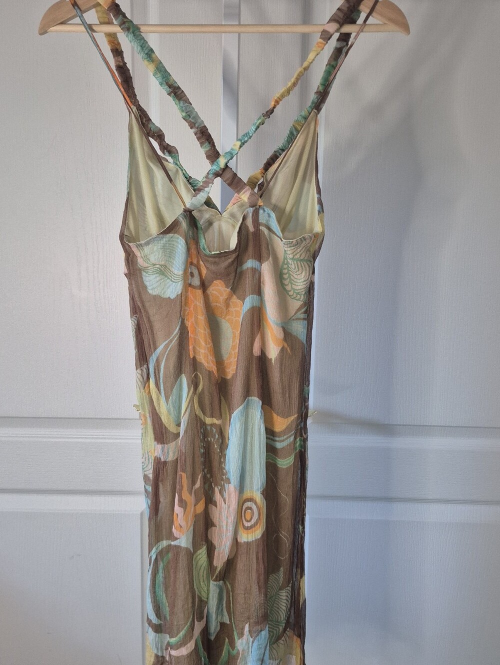 Vintage Miss Sixty 100% Silk Mini Dress | Y2K - Picture 7 of 15